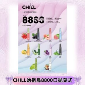 CHILL始祖鳥電子煙鴨嘴獸拋棄式8800口 一次性8ml大容量煙油